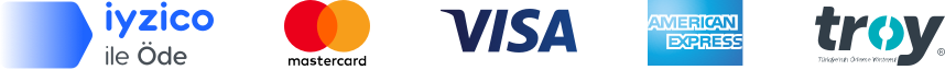 iyzico ile güvenli ödeme — Visa, Mastercard, Troy